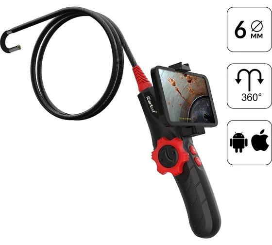 Видеоэндоскоп управляемый ICarTool IC-VC153