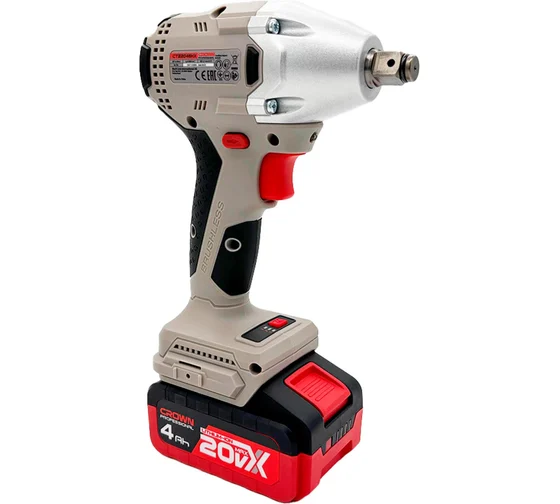 Гайковерт аккумуляторный ударный CROWN CT22056HX