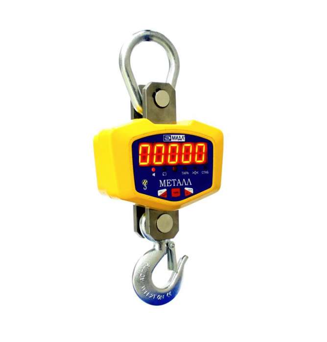 Весы электронные крановые МИДЛ К500 ВИДА МЕТАЛЛ 1.1